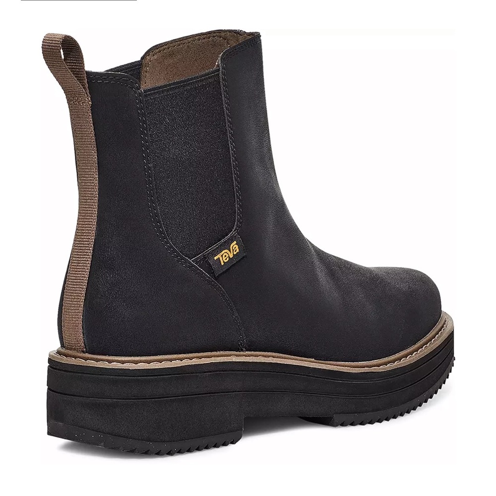 Teva Black and Brown Ankle Boots